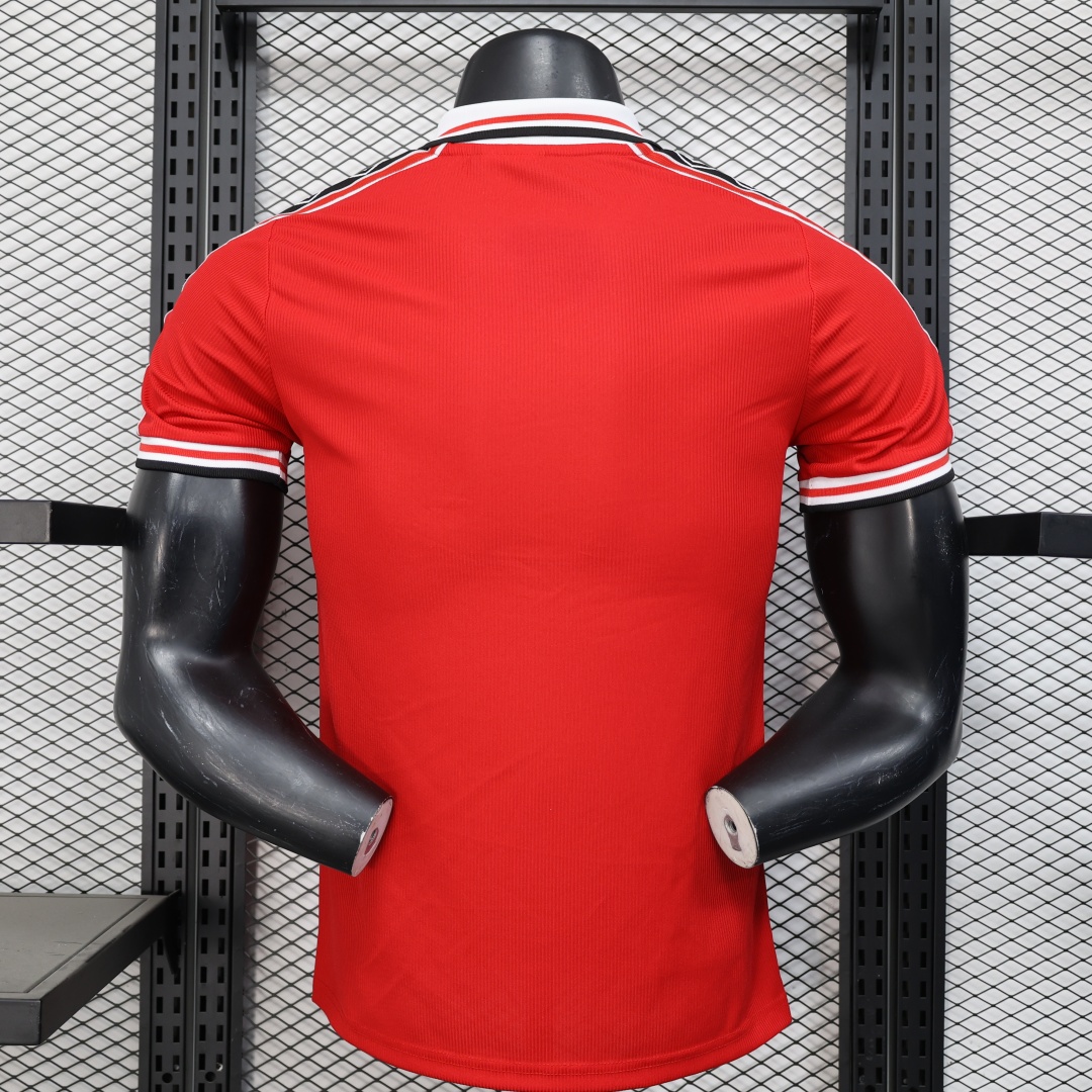 Retro Player Version Manchester United Home Jersey 1998/99