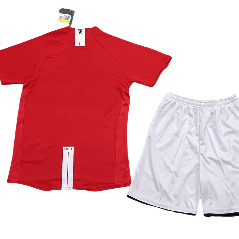 Kid's Retro Manchester United Home Kit 2007/08