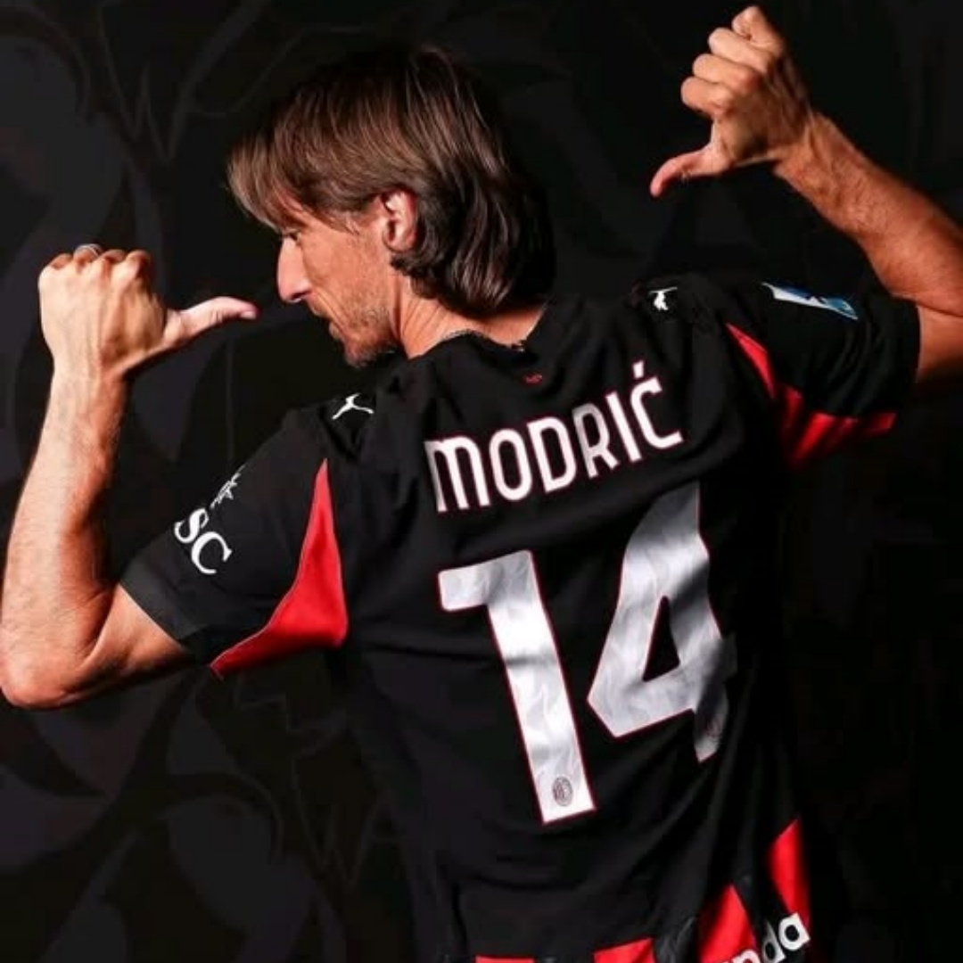 MODRIĆ #14 AC Milan Home Jersey 2025/26
