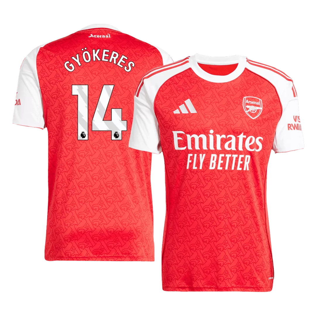 GYÖKERES #14 Arsenal Home Jersey 2025/26