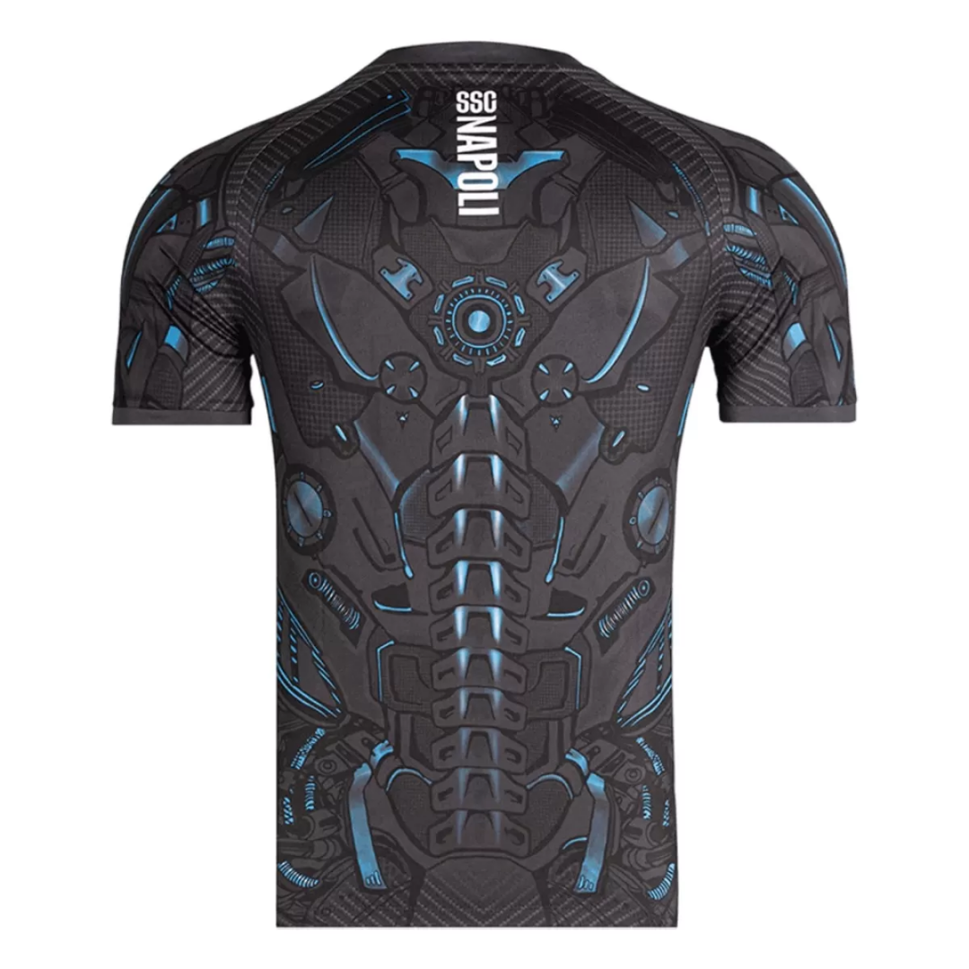 SSC Napoli EA7 Black Pre-Match Jersey 2025/26