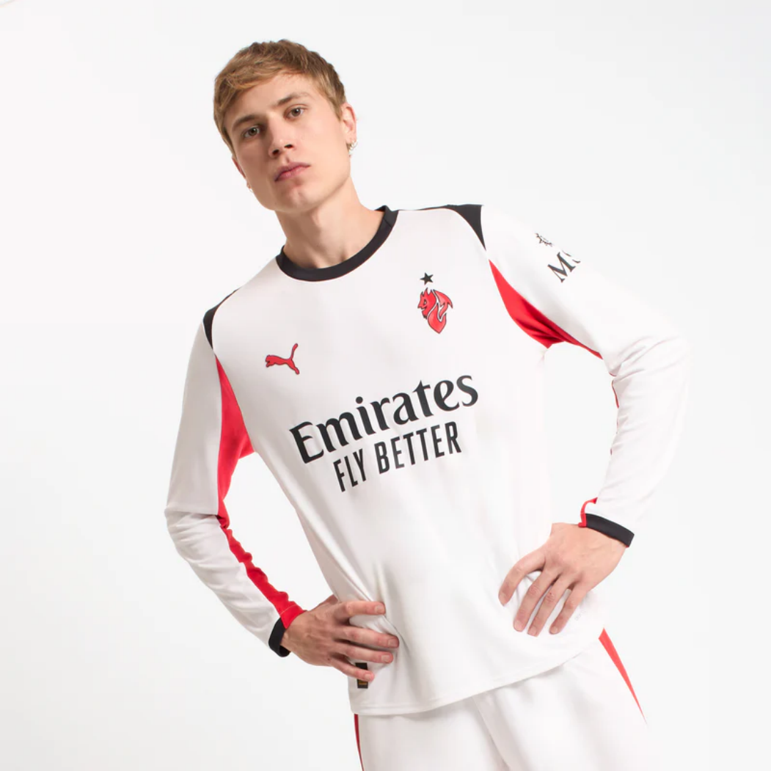 AC Milan Away Long Sleeve Jersey 2025/26