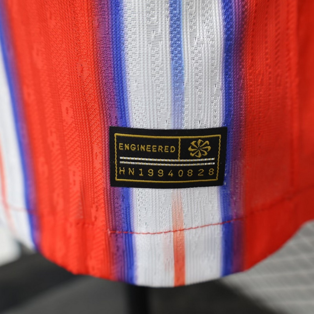 Player Version Atletico Madrid Home Long Sleeve Jersey 2025/26