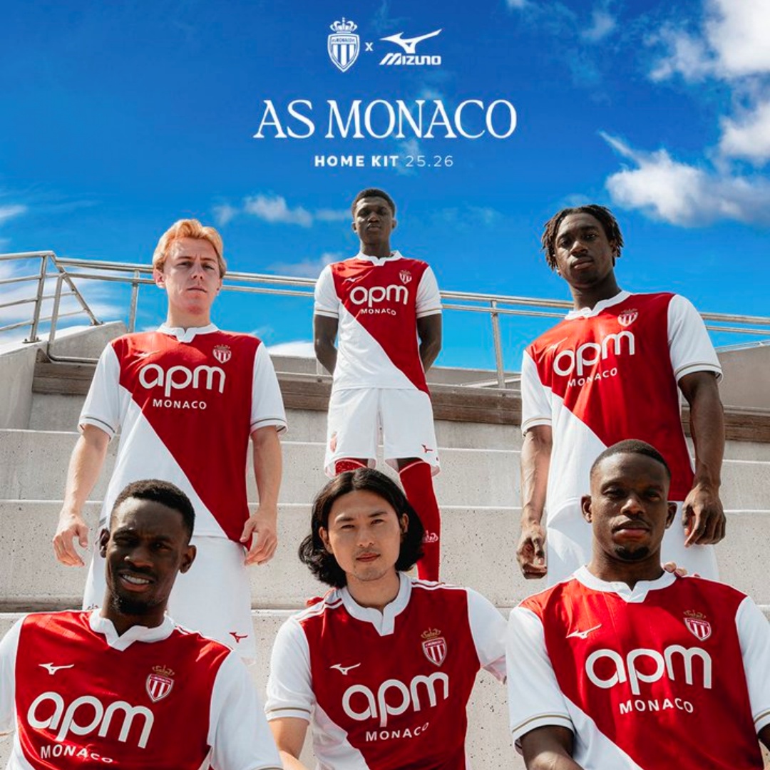 AS Monaco Home Jersey 2025/26