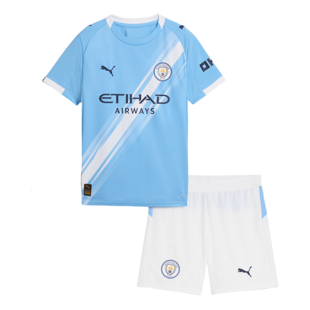 Kid's Manchester City Home Kit 2025/26
