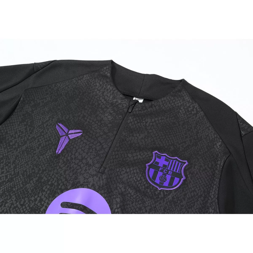 Barcelona x Kobe Bryant 1/4 Zipper Sweat Kit(Top+Pants) Black 2025/26