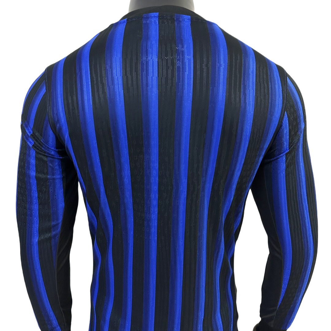Player Version Inter Milan Home Long Sleeve Jersey 2025/26