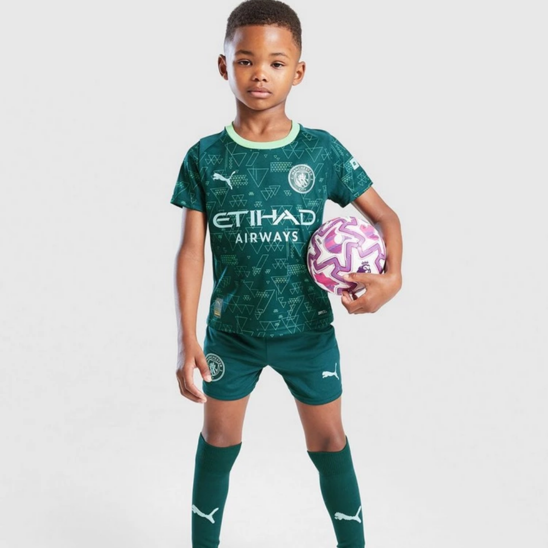 Kid's Manchester City EA Sports Fourth Kit 2025/26