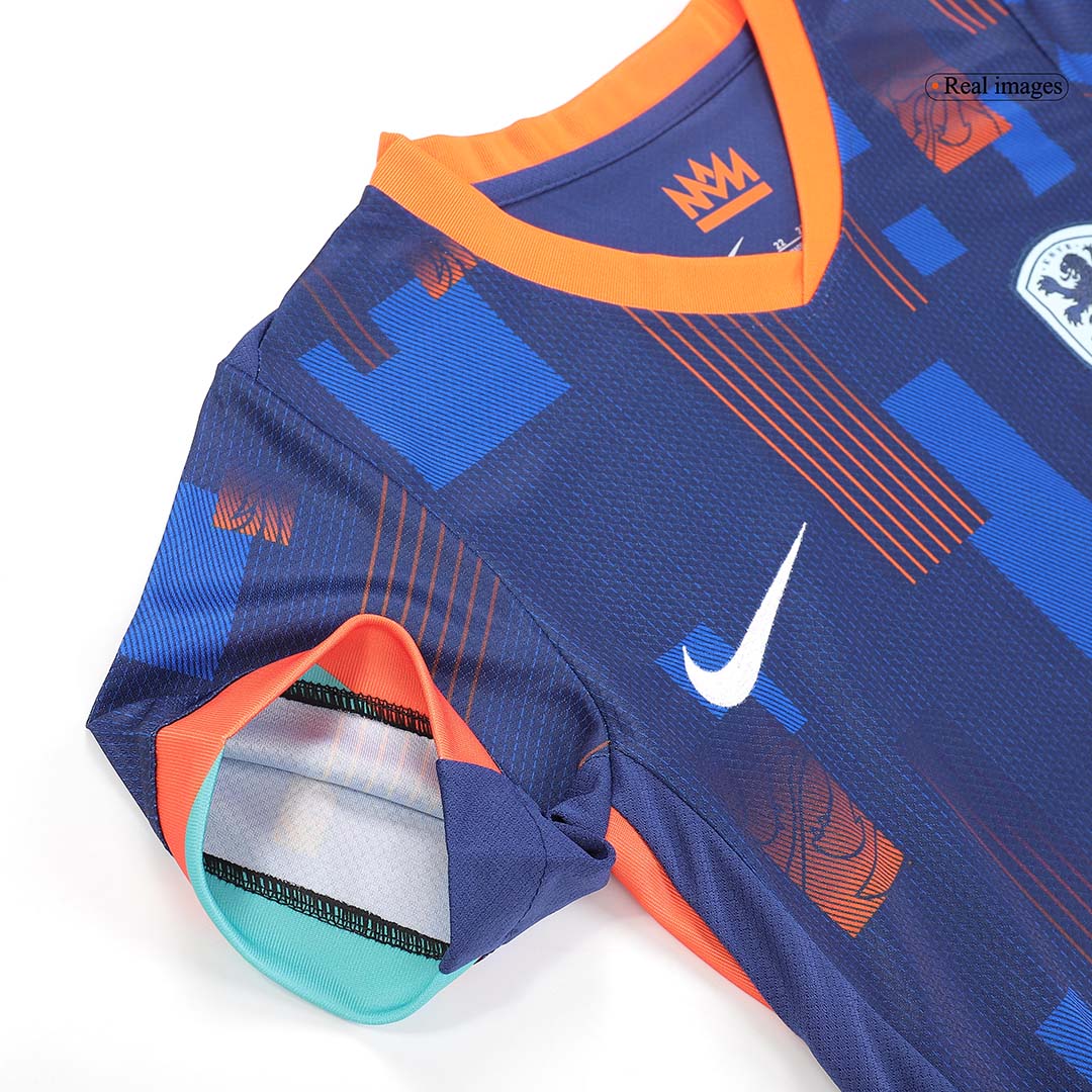 Kid's Netherlands Away Jersey+Shorts EURO 2024