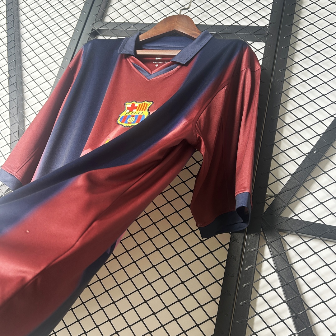 Retro CJ x Nike x FC Barcelona Home Skeleton Jersey 2000/01