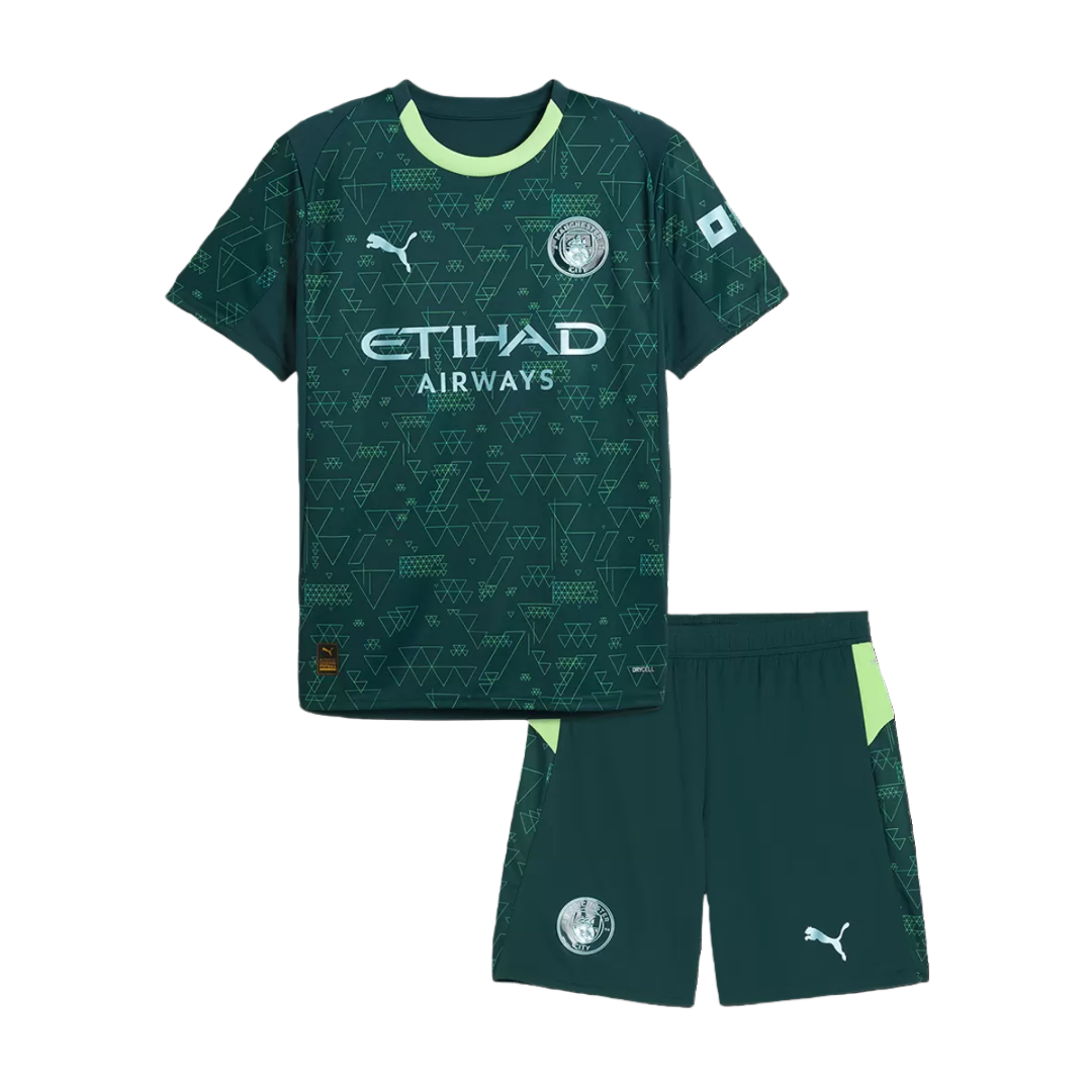 Kid's Manchester City EA Sports Fourth Kit 2025/26