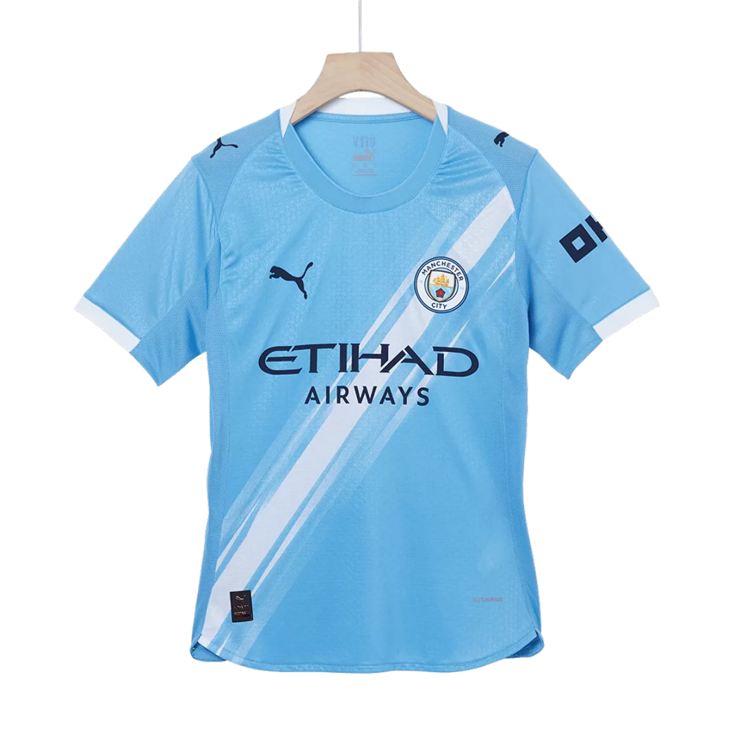 Player Version Manchester City Home Jersey 2025/26