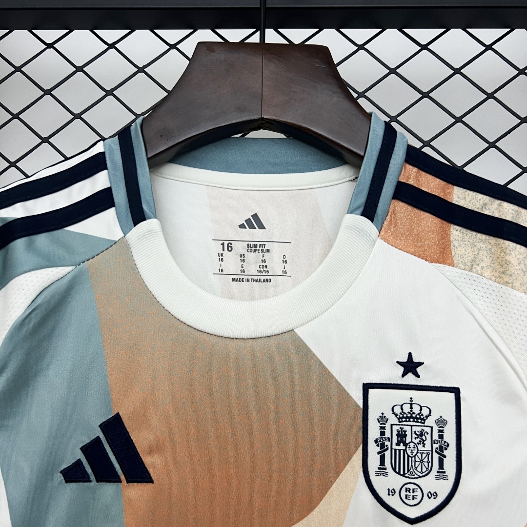 Kid's Spain Away Kit For Women's Euro 2025