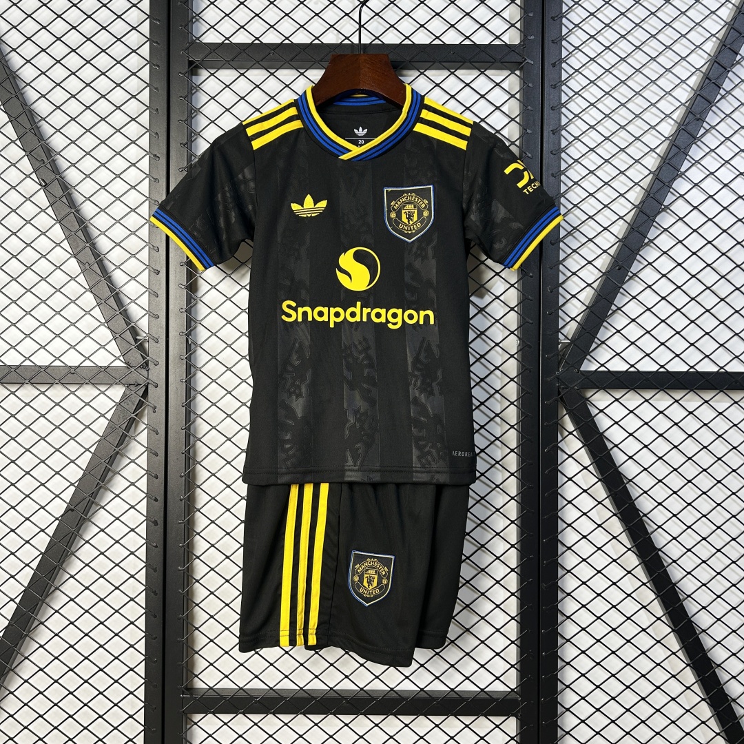 Kid's Manchester United Third Away Kit 2025/26
