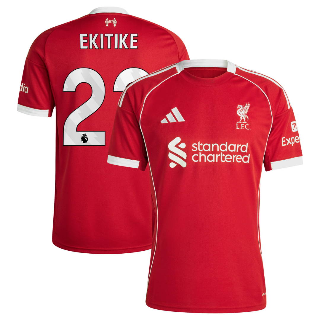 EKITIKE #22 Liverpool Home Jersey 2025/26