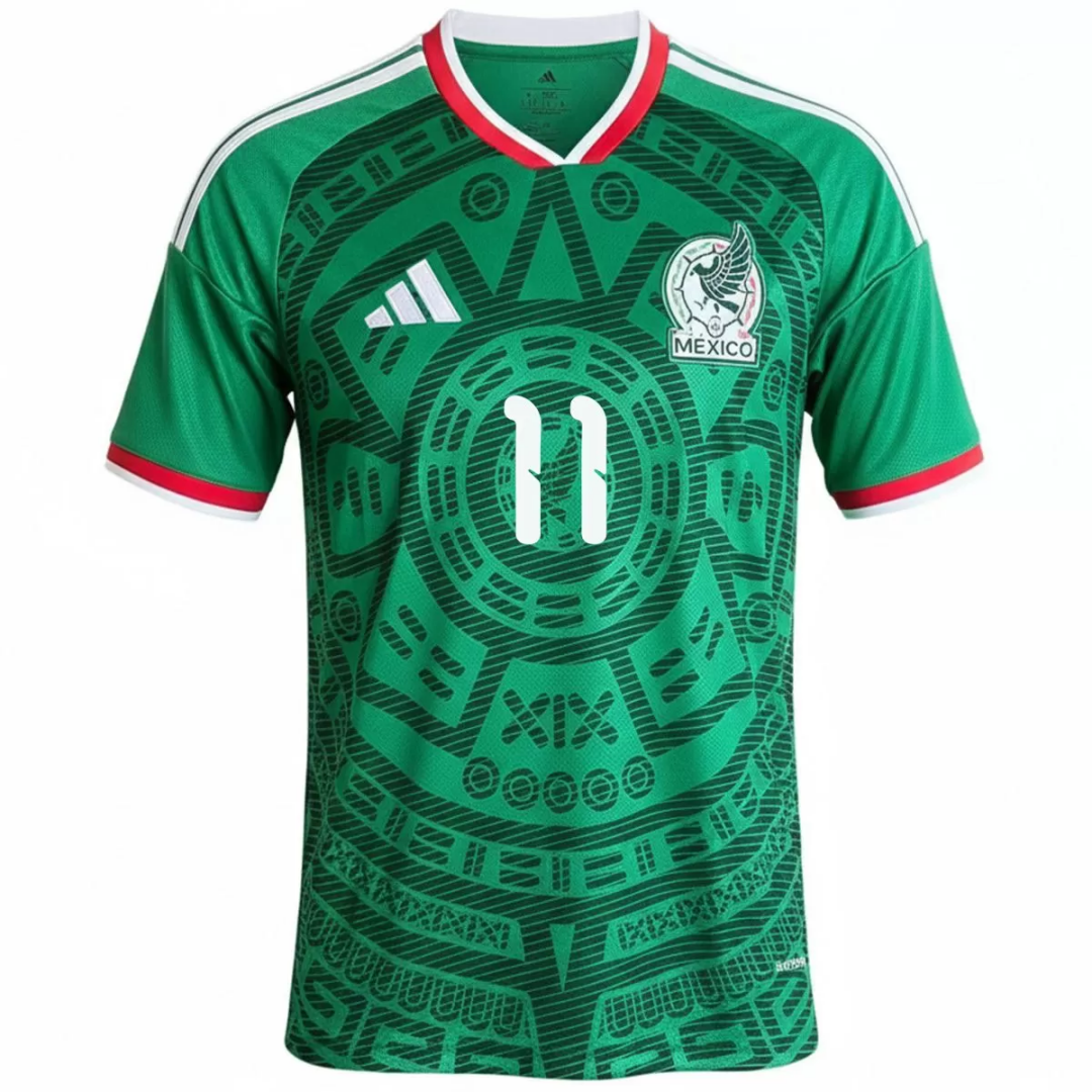 S.GIMÉNEZ #11 Mexico Home Jersey World Cup 2026