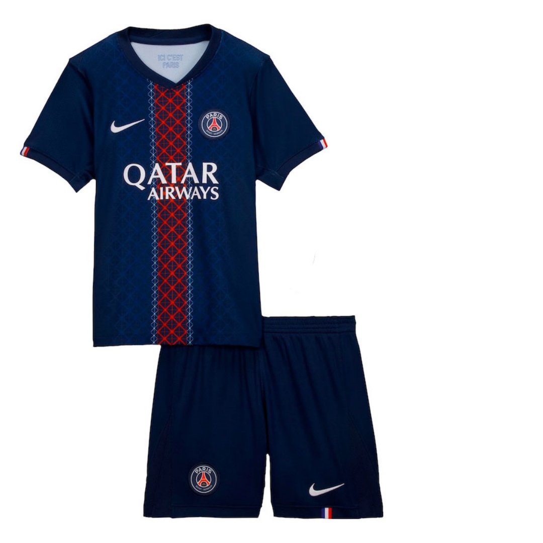 Kid's Paris Saint-Germain PSG Home Kit 2025/26