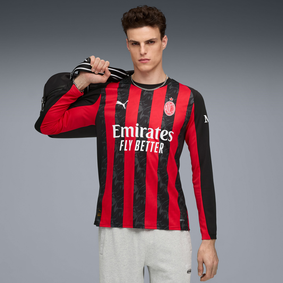 AC Milan Home Long Sleeve Jersey 2025/26