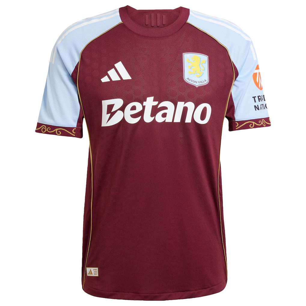 Player Version Aston Villa Home Authentic Match Jersey 2025/26