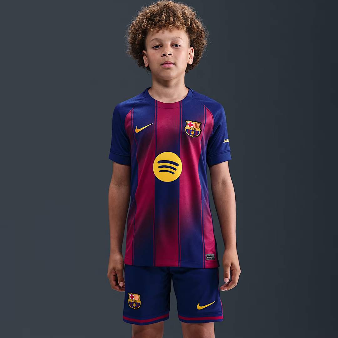 Kid's Barcelona Home Kit 2025/26