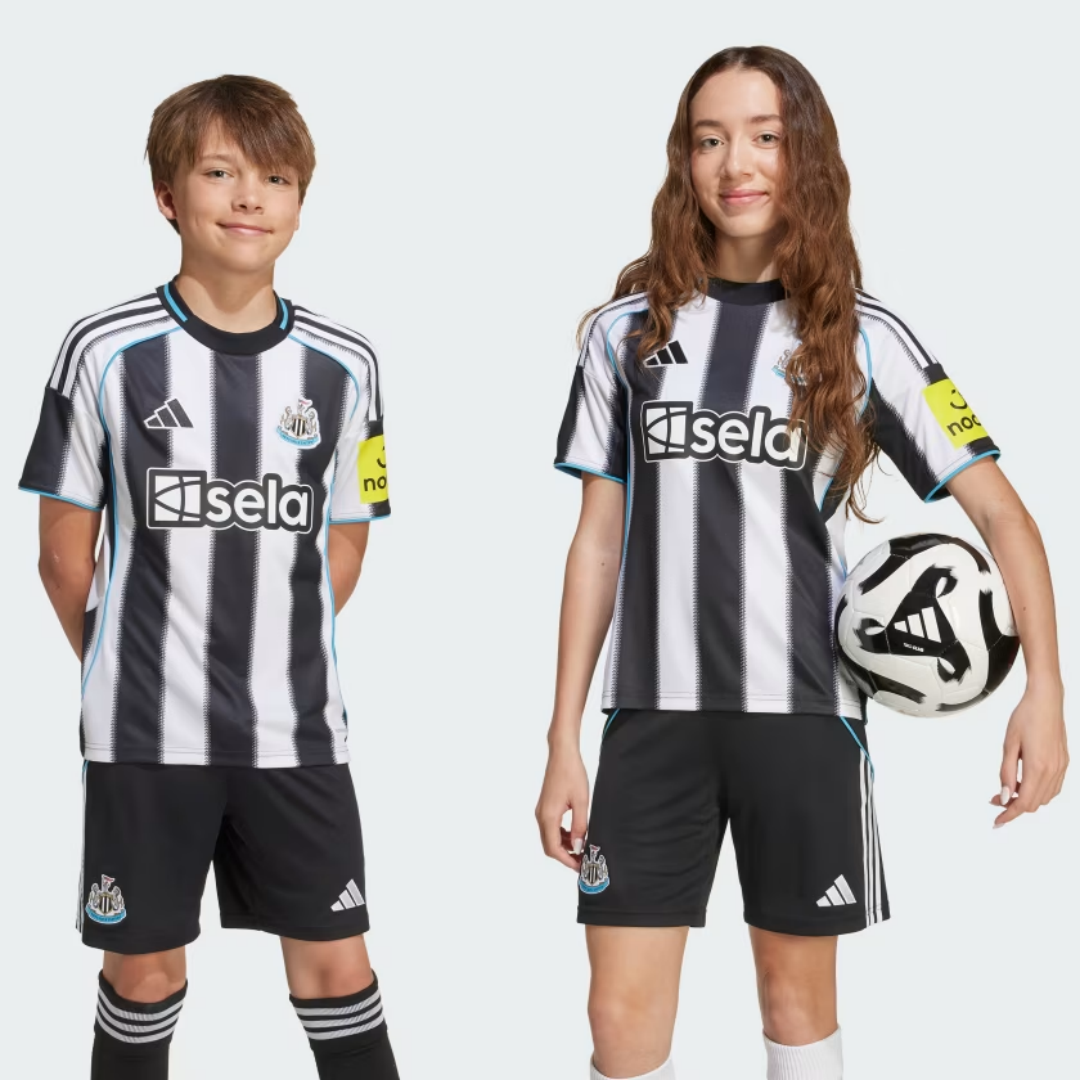 Kid's Newcastle United Home Kit 2025/26