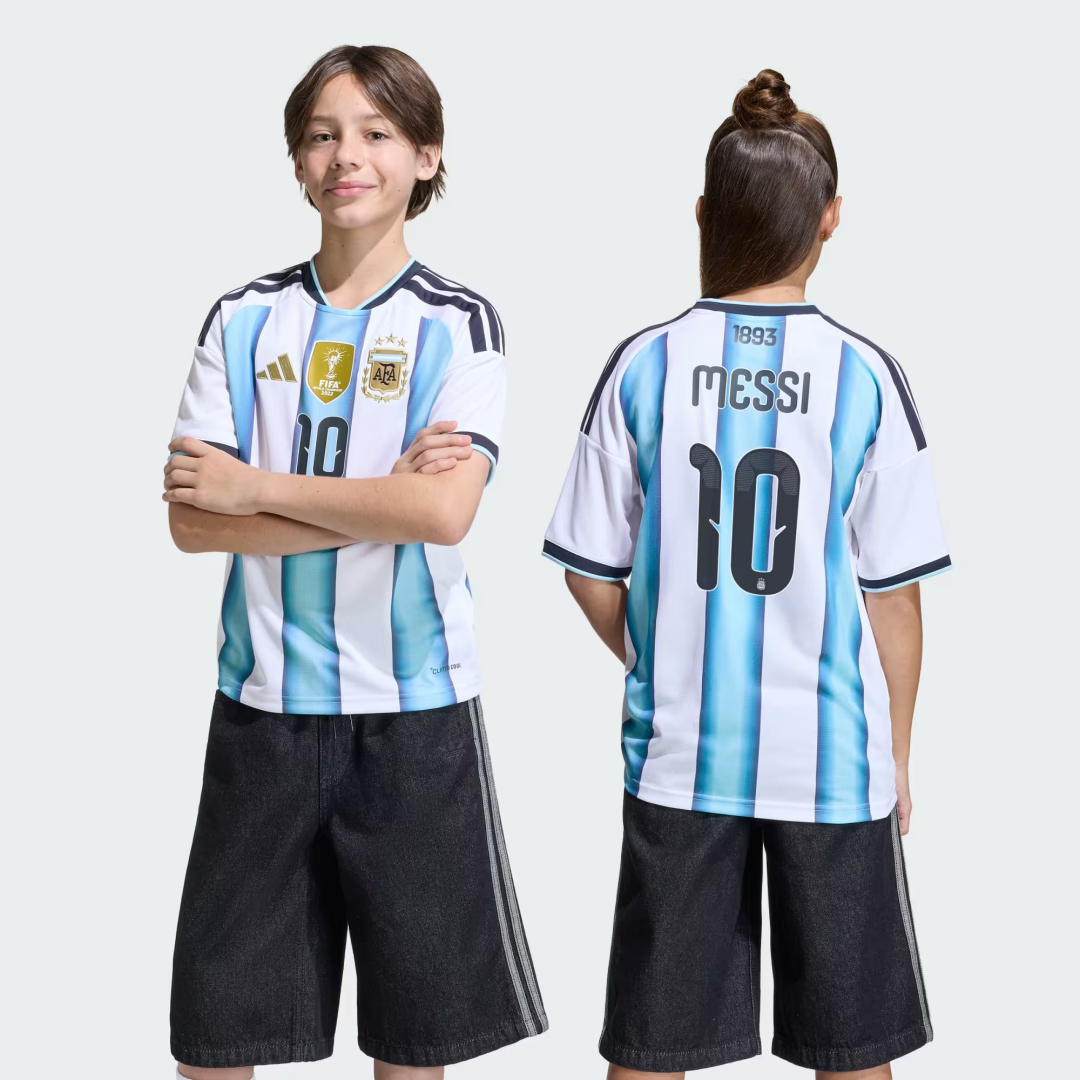 Kid's Argentina Home Kit World Cup 2026