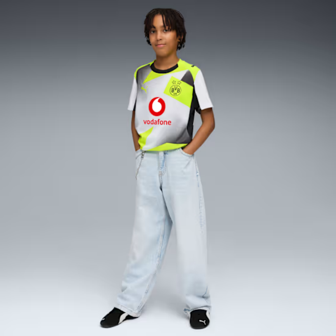 Kid's Borussia Dortmund Away Kit 2025/26