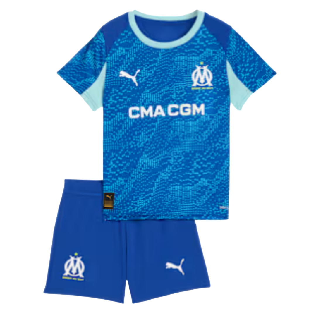 Kid's Olympique Marseille Third Kit 2025/26