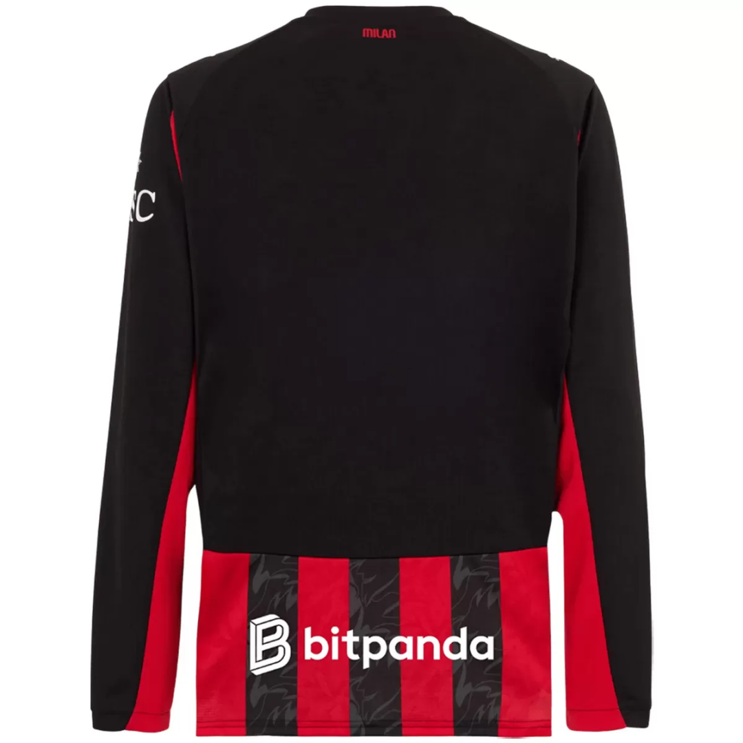 AC Milan Home Long Sleeve Jersey 2025/26