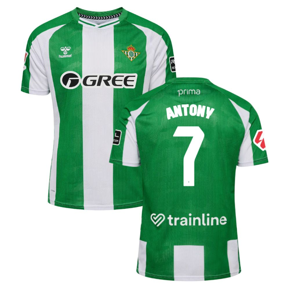 Antony #7 Real Betis Home Jersey 2025/26
