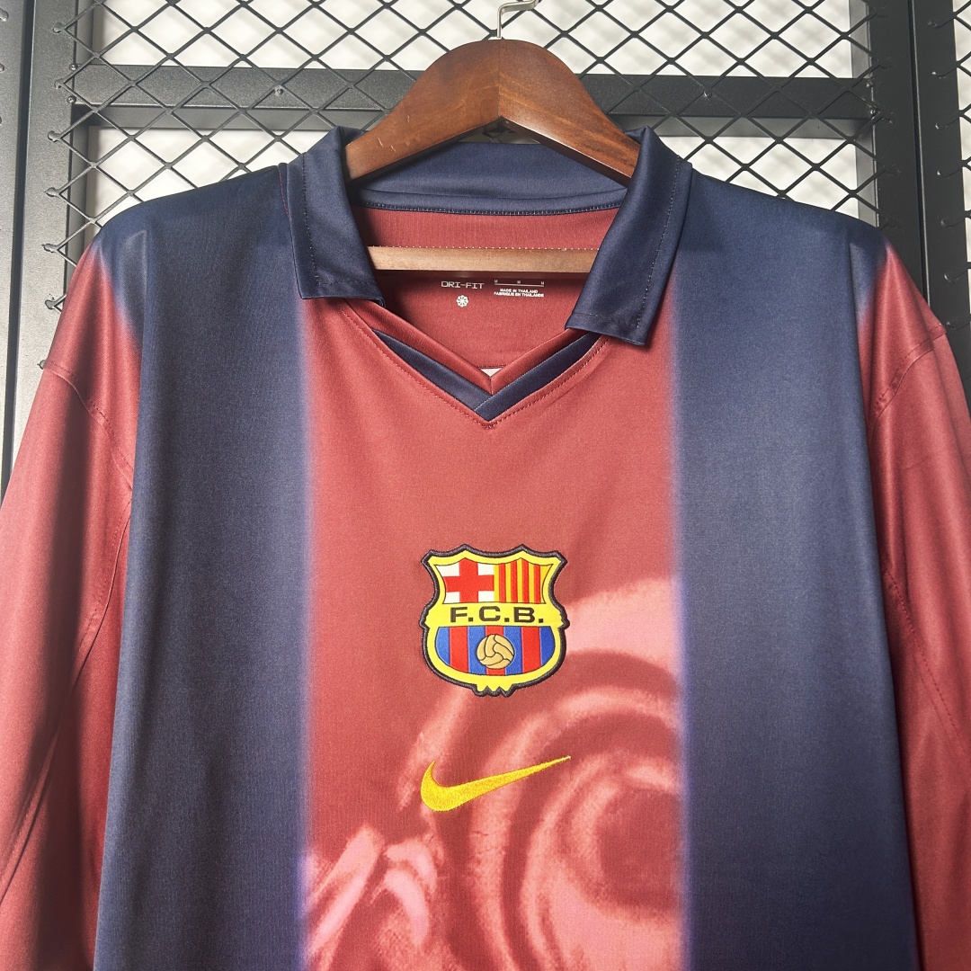 Retro CJ x Nike x FC Barcelona Home Skeleton Jersey 2000/01