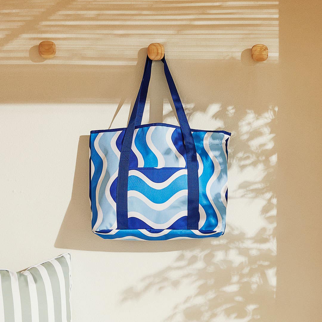 Wavy Days Everything Tote
