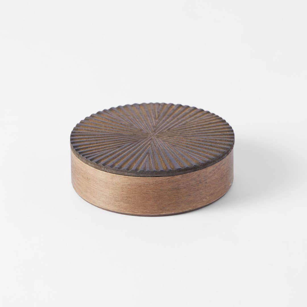 Sunray Round Mirror Jewellery Box