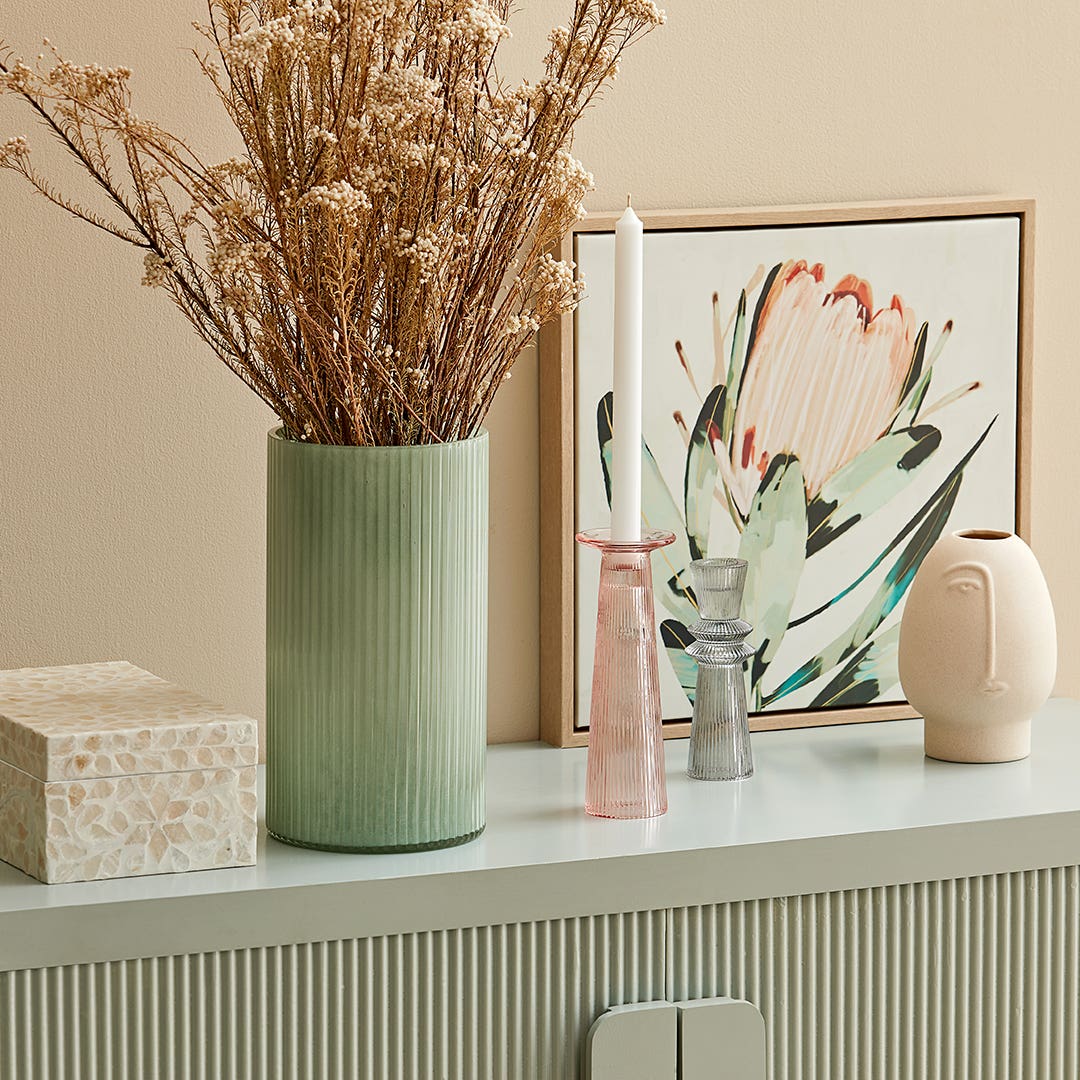 Nellie Candle Holder - Smoke