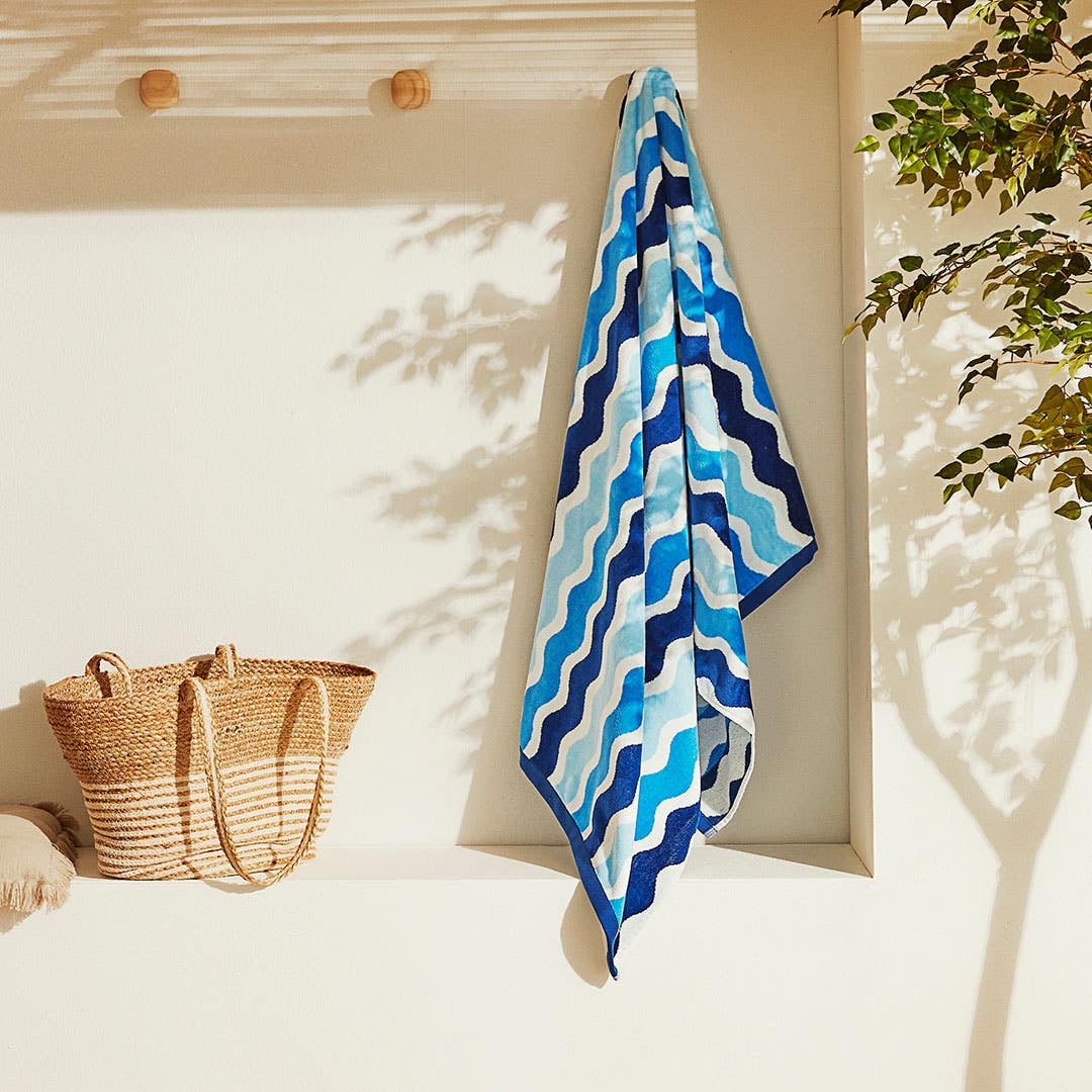 Wavy Days Beach Towel