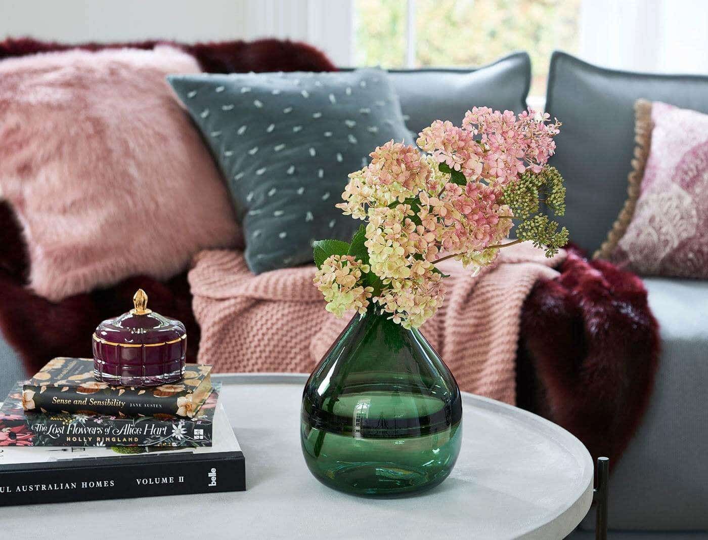 Vase Double Ring - Green