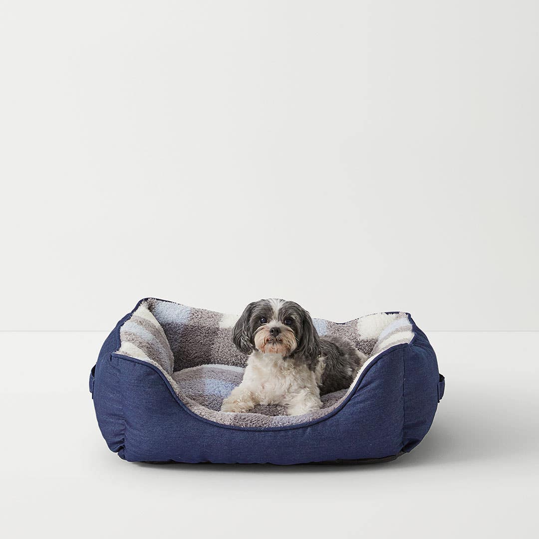 Denim Pet Bed Medium