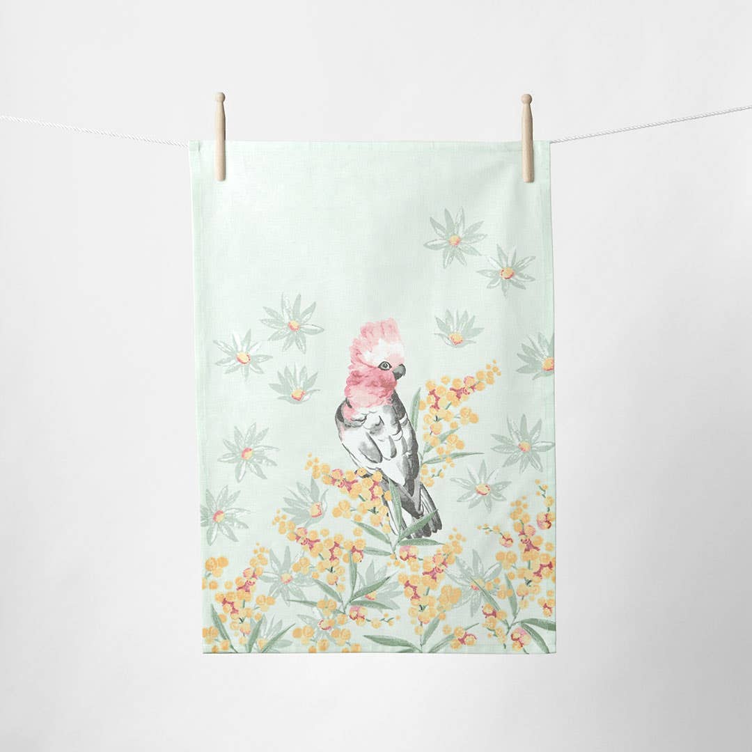 Galah Tea Towel