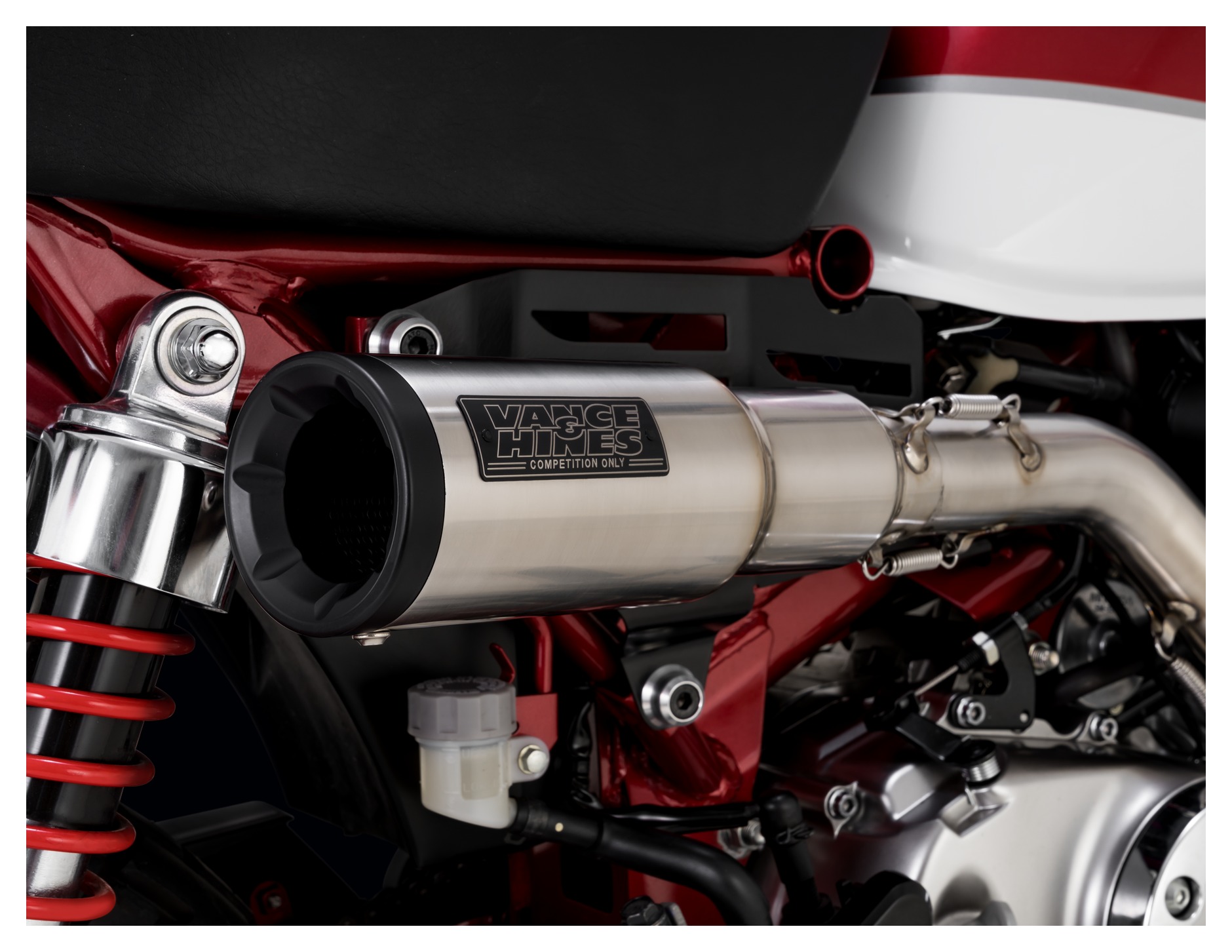 FortNine Vance & Hines Hi-Output Slip-On Brushed Honda Monkey Z125 2019-2025