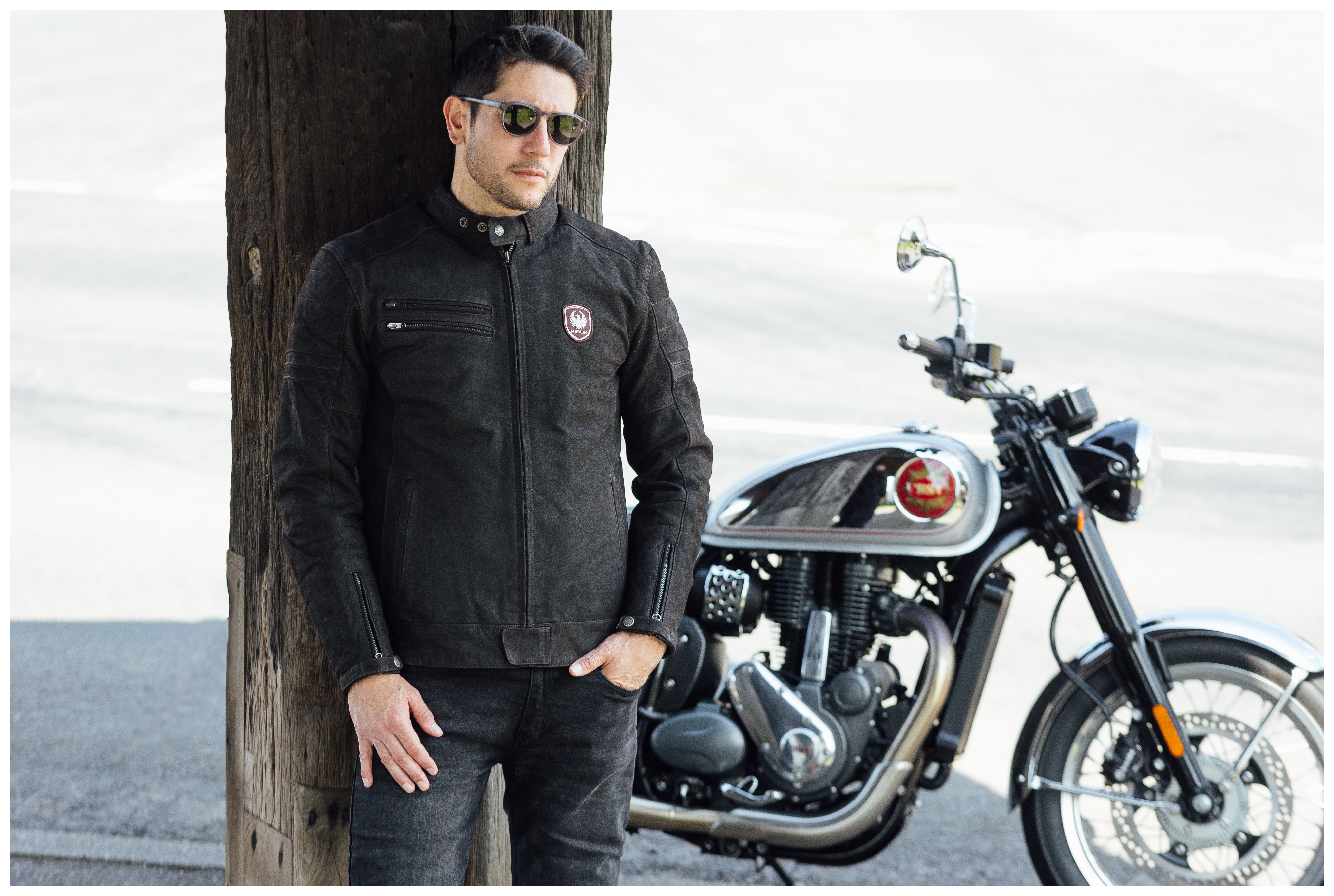 FortNine Merlin Alton II D3O Leather Jacket