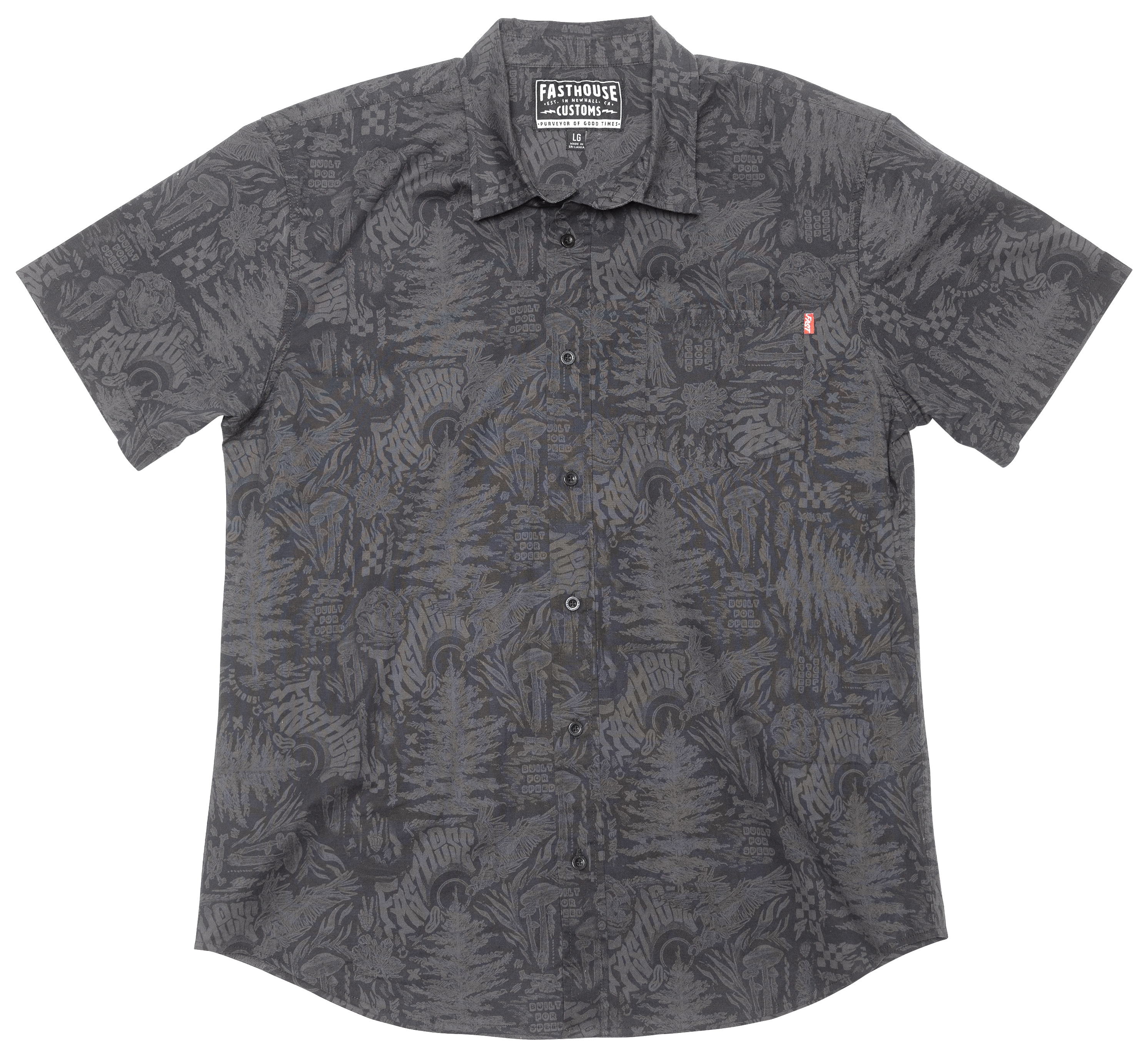 FortNine Fasthouse Tomahawk Button Down Shirt