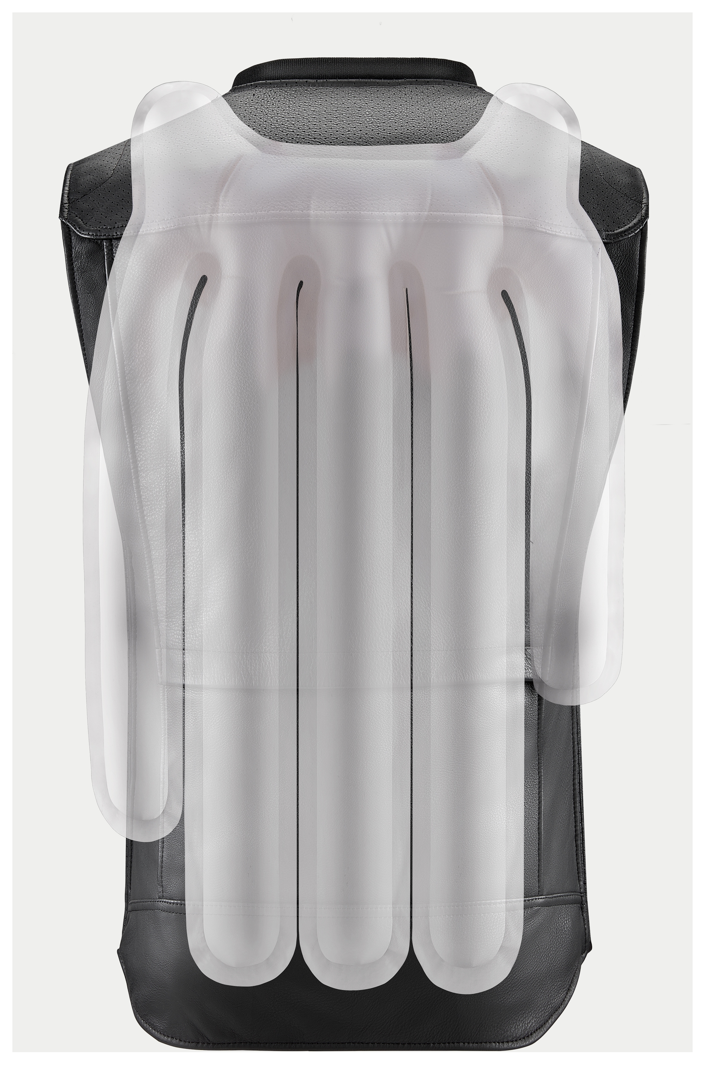 FortNine Alpinestars Tech-Air 3 Leather Vest Airbag System (4XL) Black / XS [Open Box]
