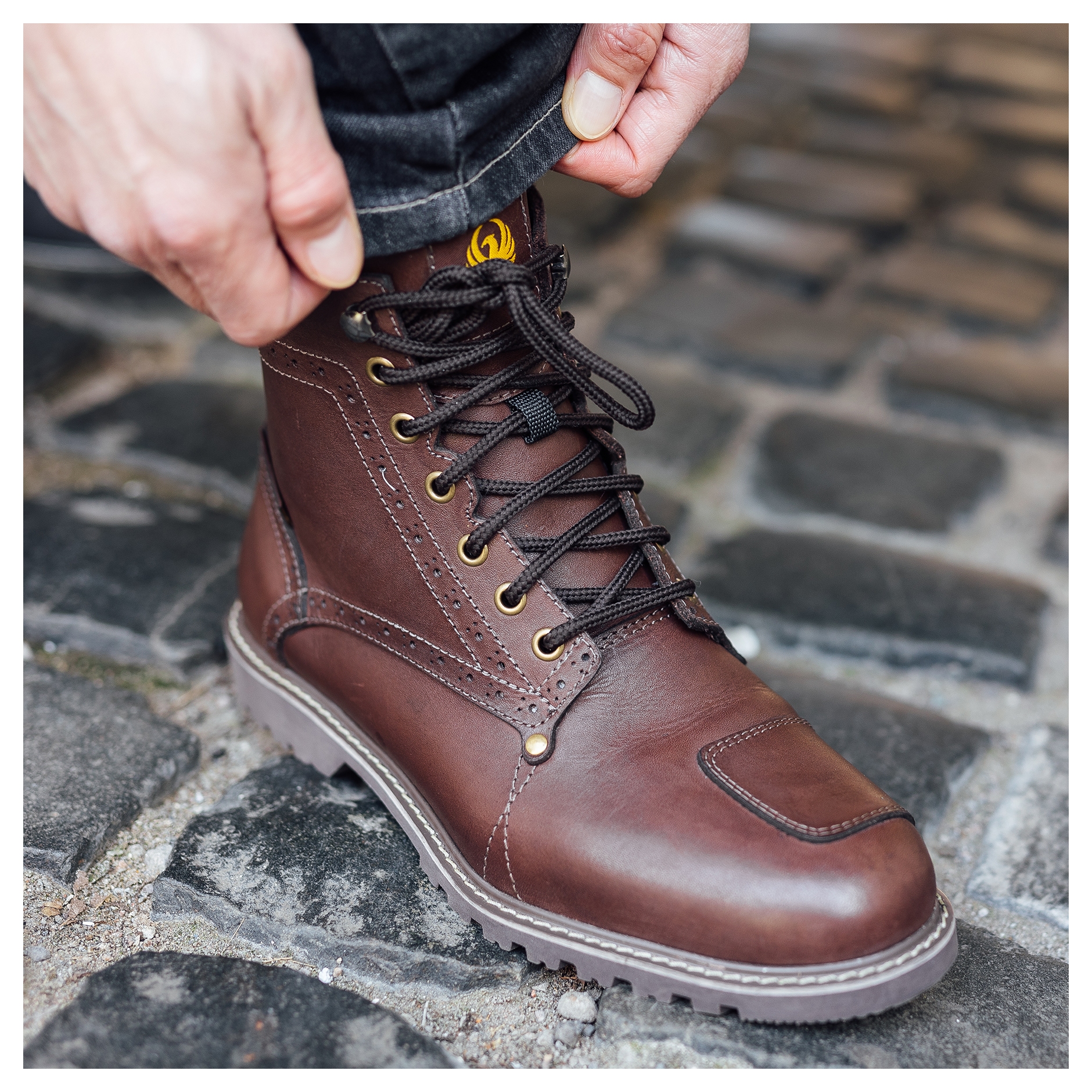 FortNine Merlin Derby Brogue D3O WP Boots