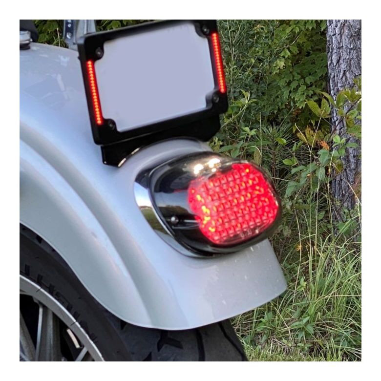 FortNine Custom Dynamics Low Profile LED Taillight For Harley 1999-2025