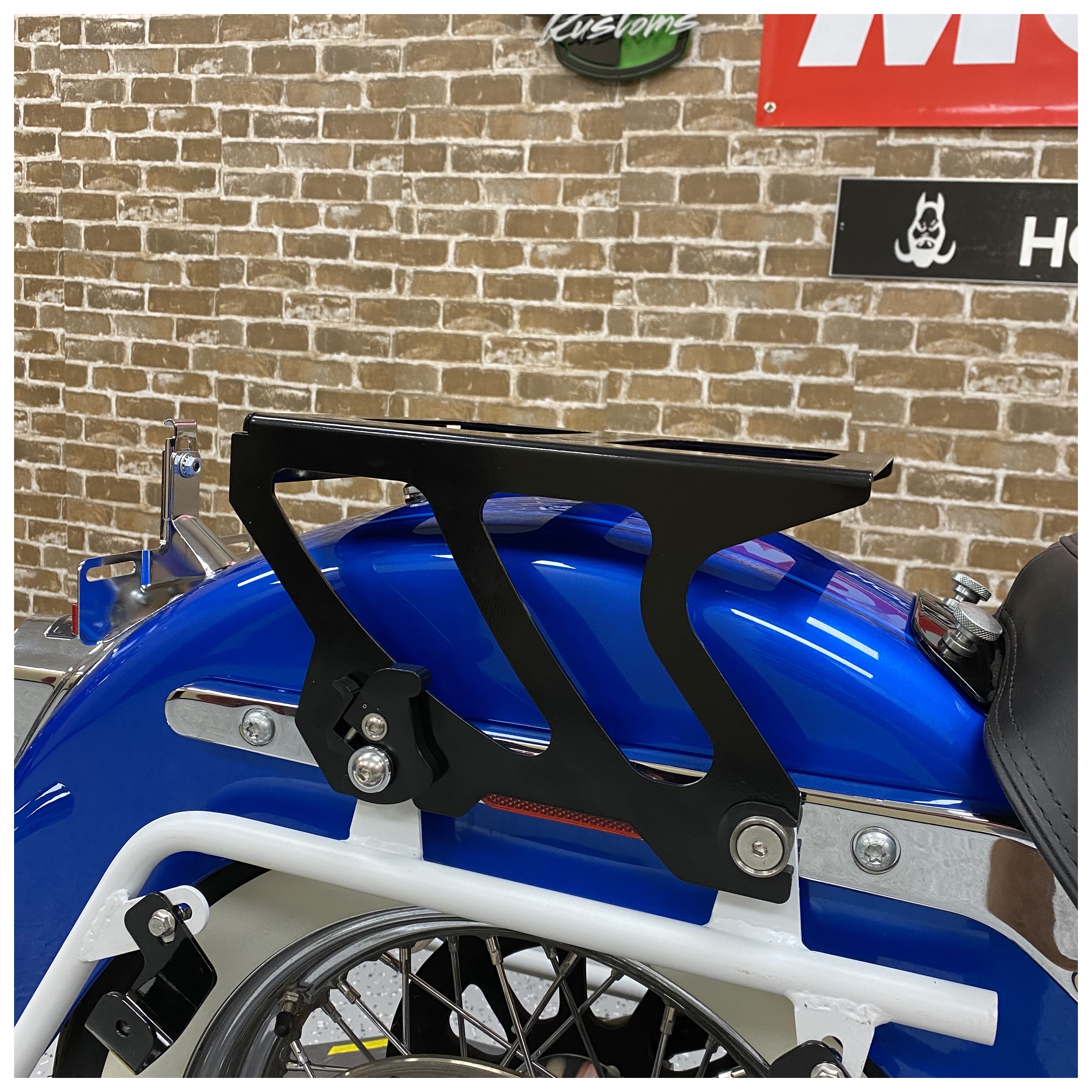 FortNine HogWorkz Solo Tour Pack Mount For Harley