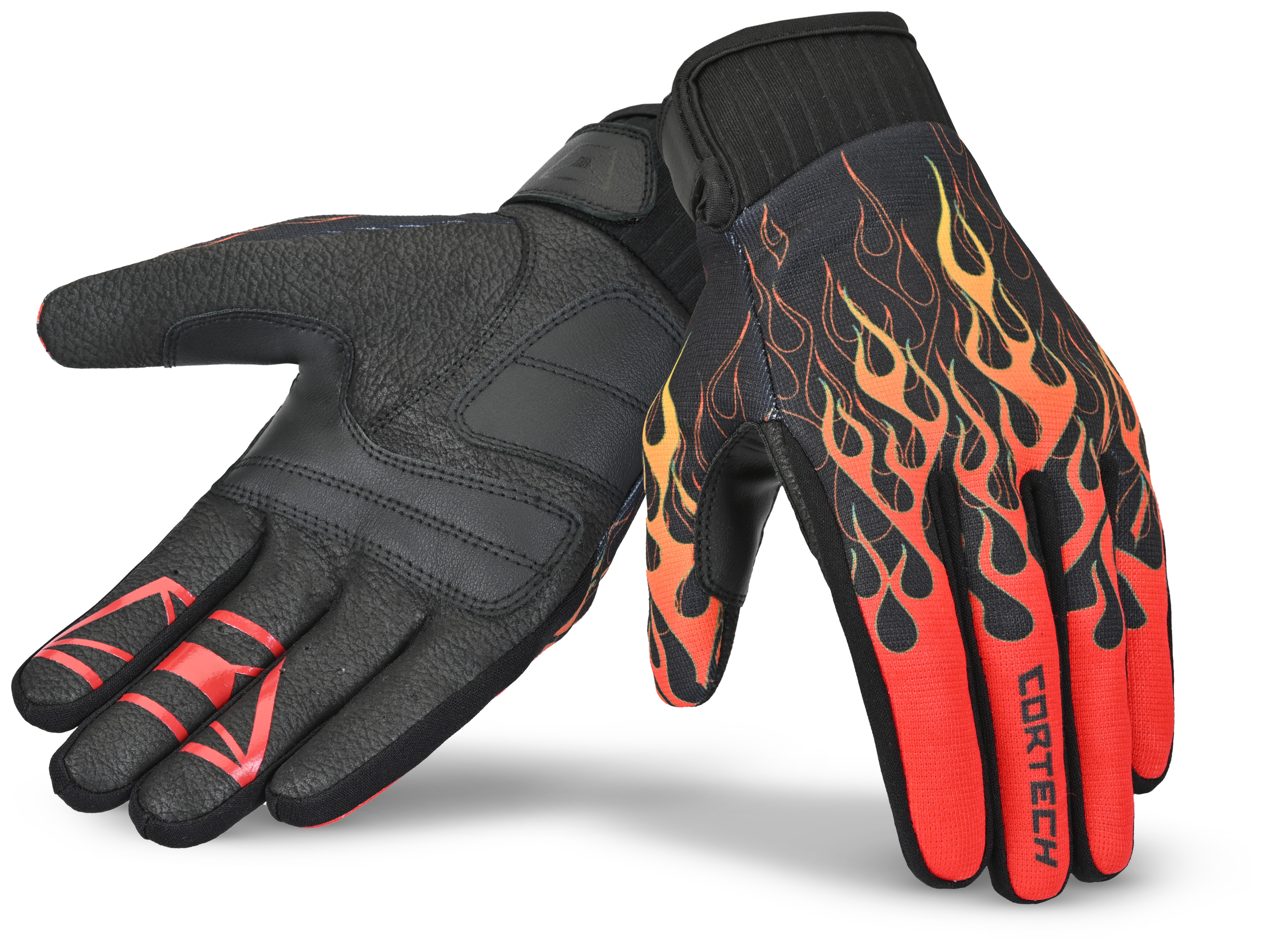 FortNine Cortech Standard Issue Flames Gloves