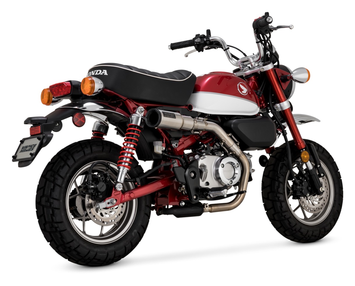FortNine Vance & Hines Hi-Output Slip-On Brushed Honda Monkey Z125 2019-2025