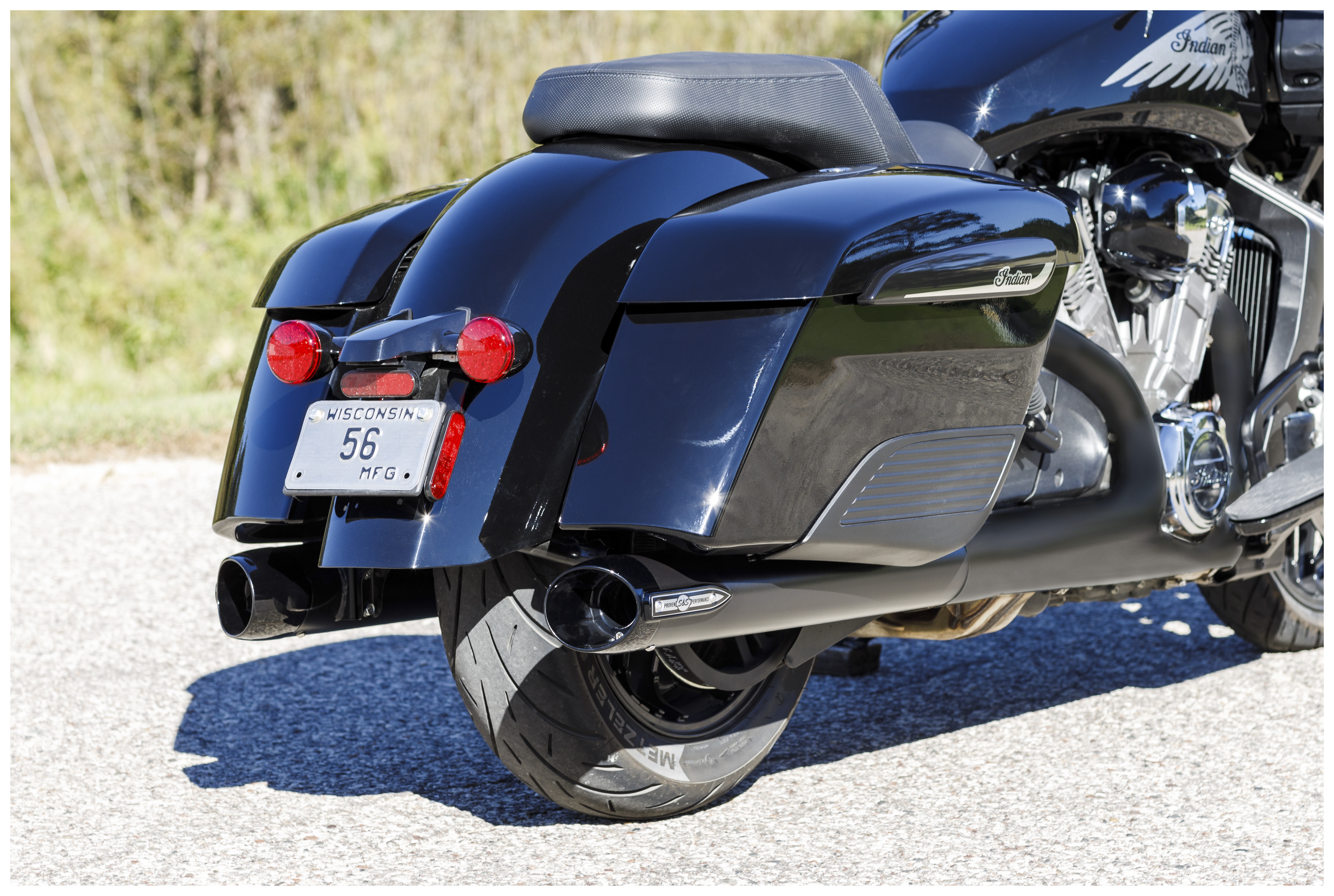 FortNine S&S Cycle Broadhead Slip-On Mufflers For Indian Touring 2014-2025