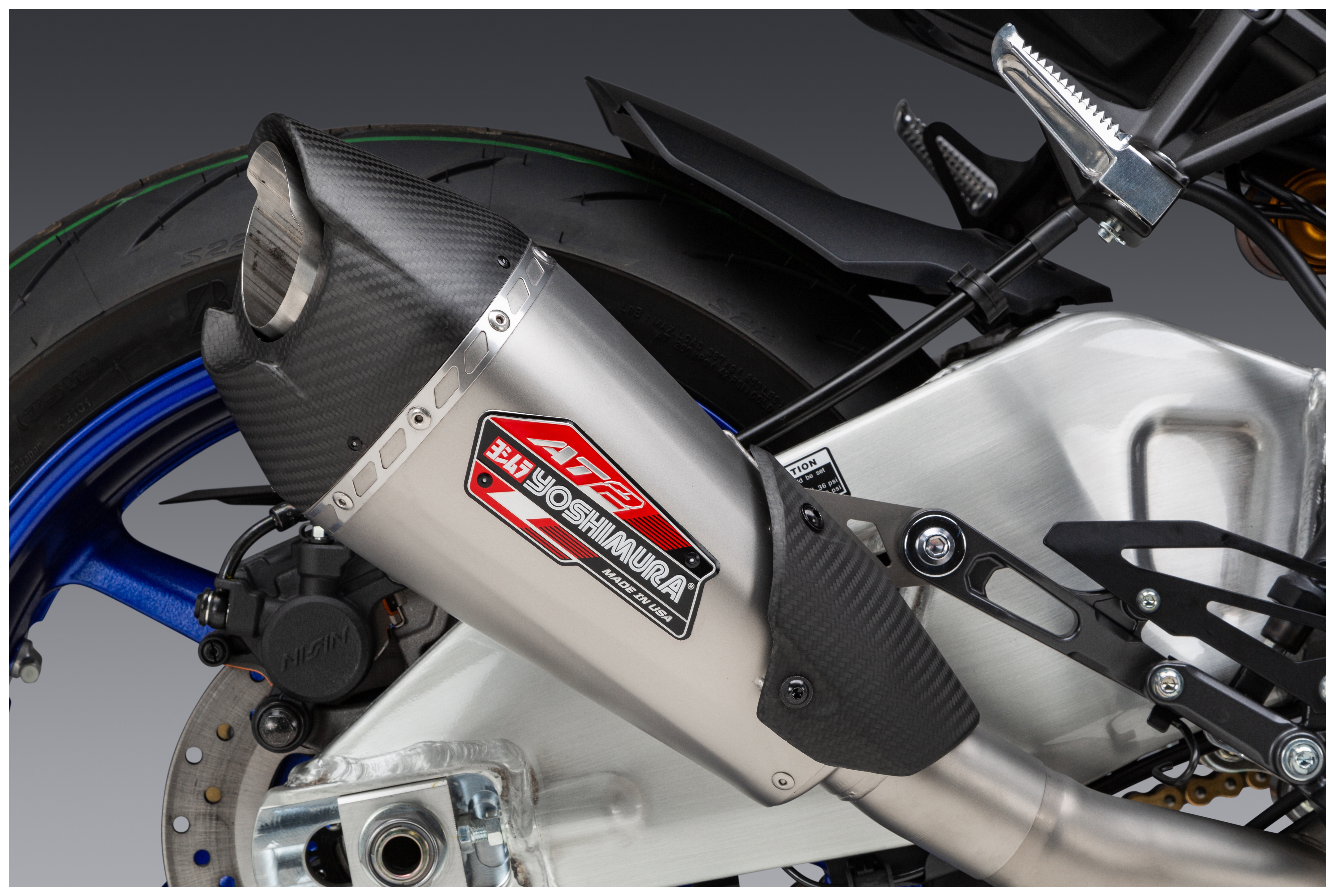 FortNine Yoshimura AT2 3/4 Race Slip-On Exhaust Yamaha MT-10 / SP 2022-2025