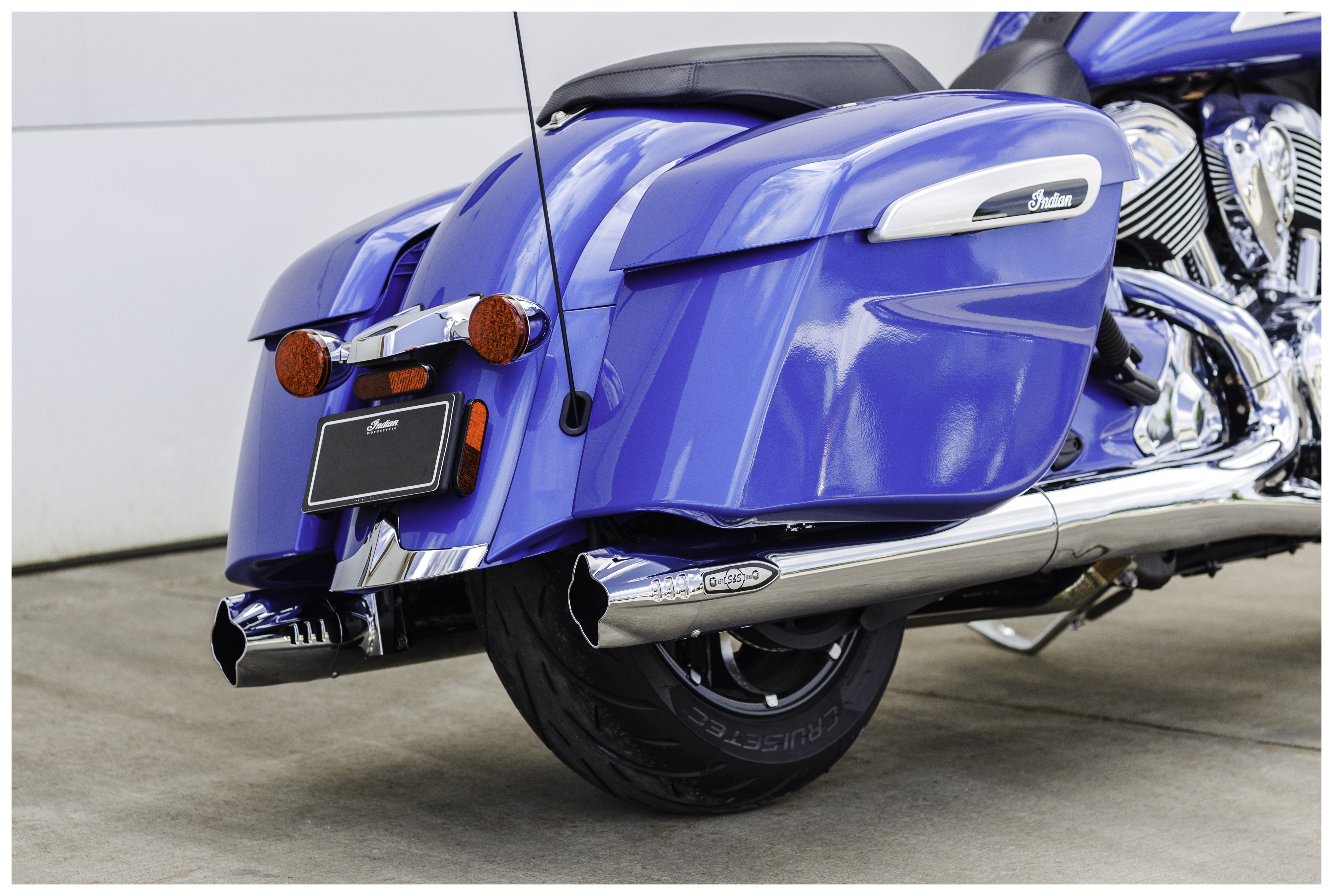 FortNine S&S Cycle Fishtail Slip-Ons For Indian Touring 2014-2025
